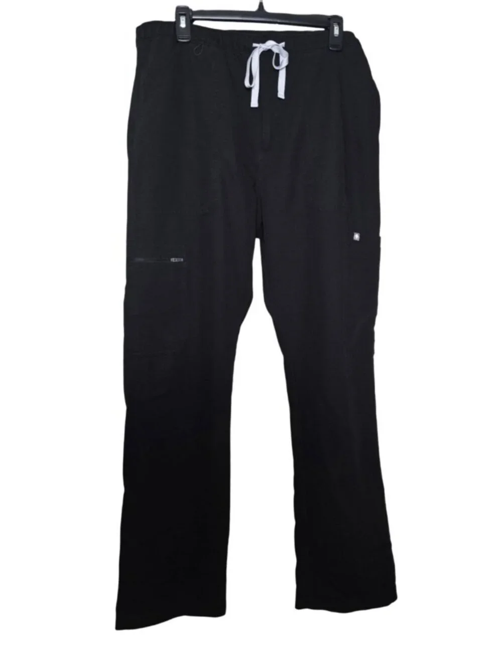 Men's - Figs Cairo Straight Leg Black Scrub Pants, Size XL